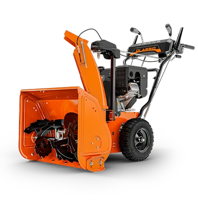 Two-stage snow blower for clearing driveways and sidewalks